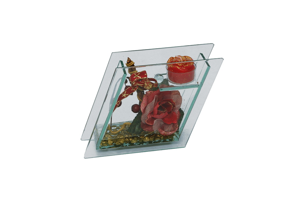 CASTICAL VIDRO C/VELA 0704BL96-W