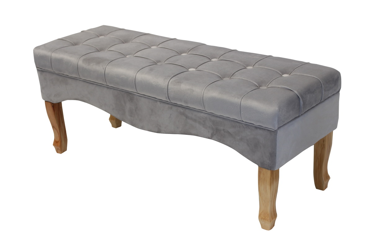 BANQUETA 119x39x43,5 CINZA T20174-2019-59