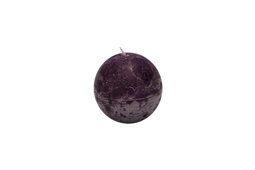 VELA BOLA 9cm ROXO BW56-10