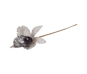 HASTE FLOR PRATA 50cm LH11368-1-S