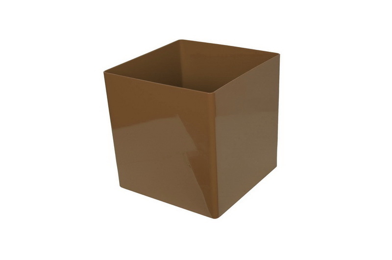 VASO CUBO 22cm TORTORA