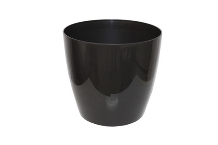 VASO SAN REMO 30CM C/RODAS ANTRACITE