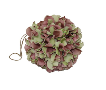 BOLA FLORES VD/RO 20cm TL06342B-AD