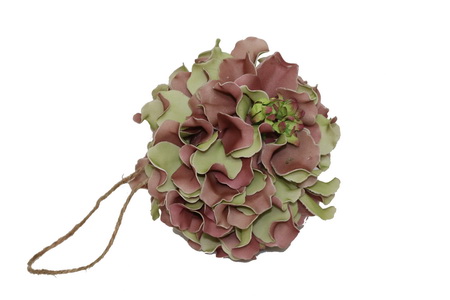 BOLA FLORES VD/RO 14cm TL06340B-AD
