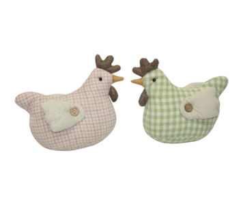 GALINHA BATENTE 26cm 2Sort AZ83018AB-1