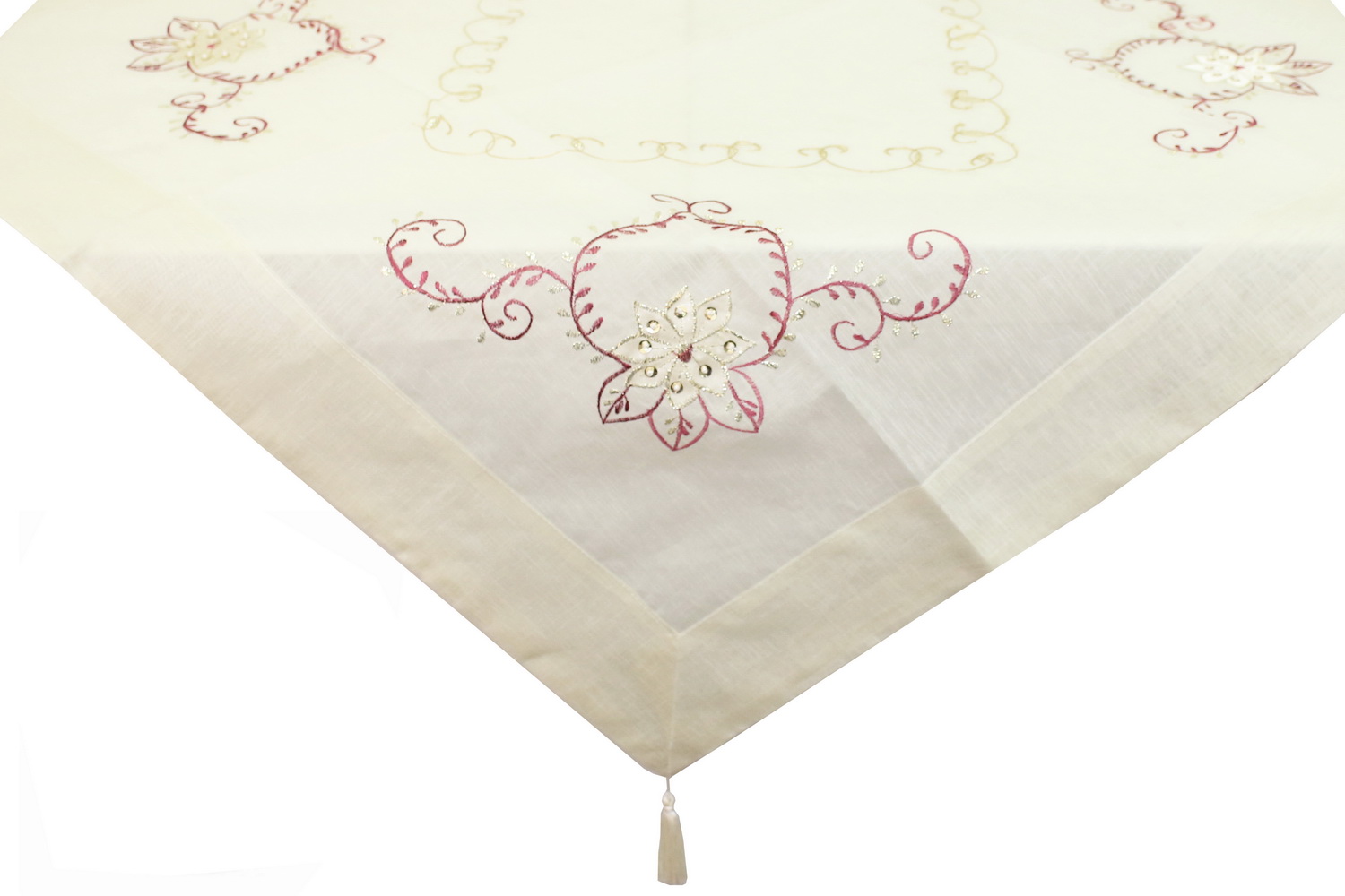 TOALHA MESA 90x90cm YT25/2379A