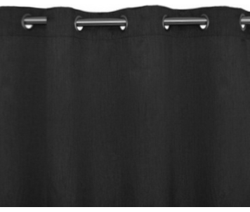 CORTINA 150X250CM PRETO TKC-21