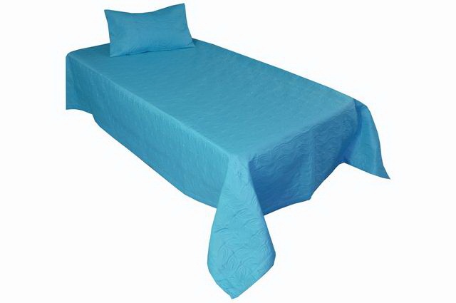 COLCHA+ALM 180X260 TURQ VER-S/76