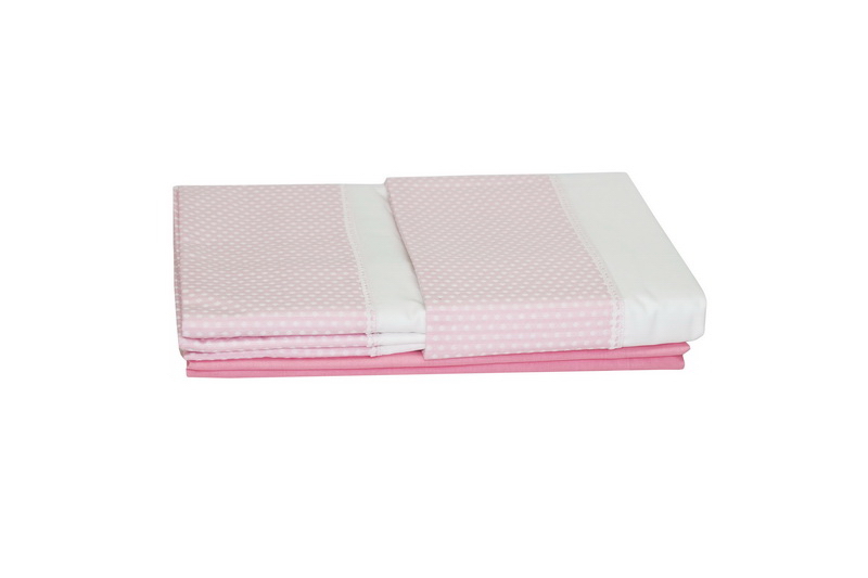 JOGO CAMA 180x290 BR/ROSA C 4 AL841