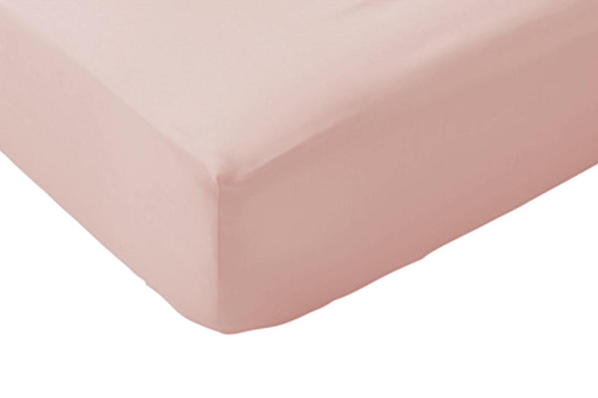 LENCOL AJUST 160X200 LISO ROSA NOVO