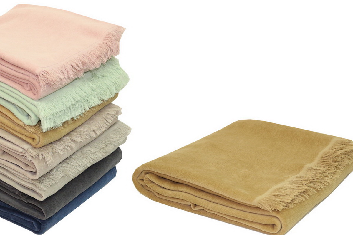 MANTA CHENILLE 130X190 CAMEL