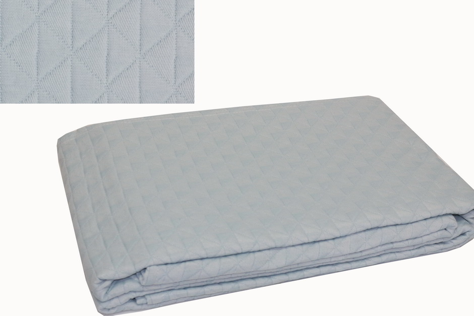 COLCHA 180X270 05 AZUL LUVRE