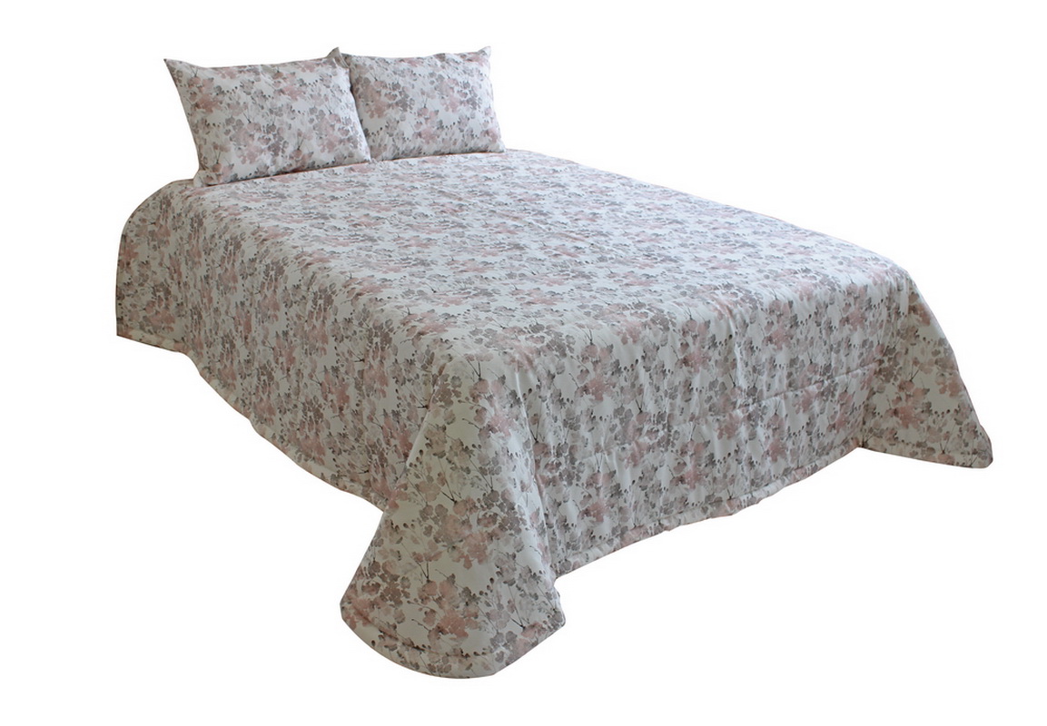 COLCHA C/FR 250X260 01 ROSA LILLE
