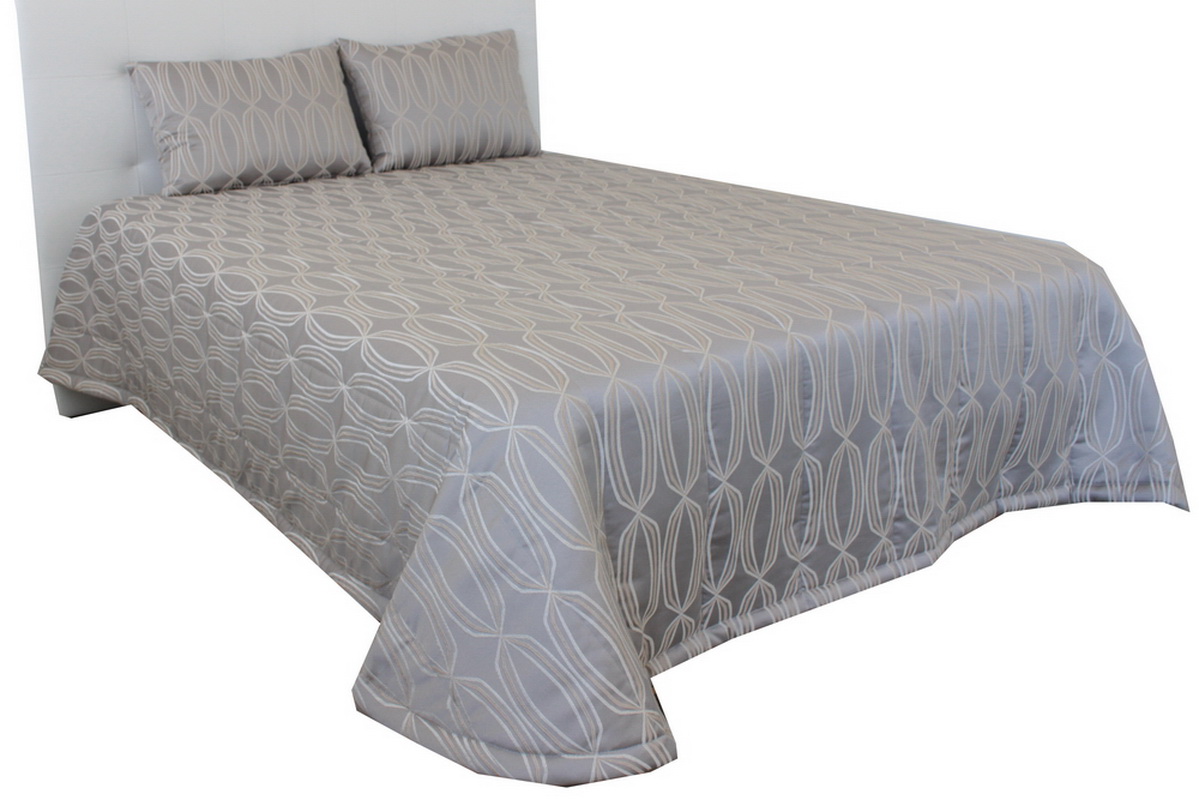 EDREDON 250X260 TAUPE CARDIFF