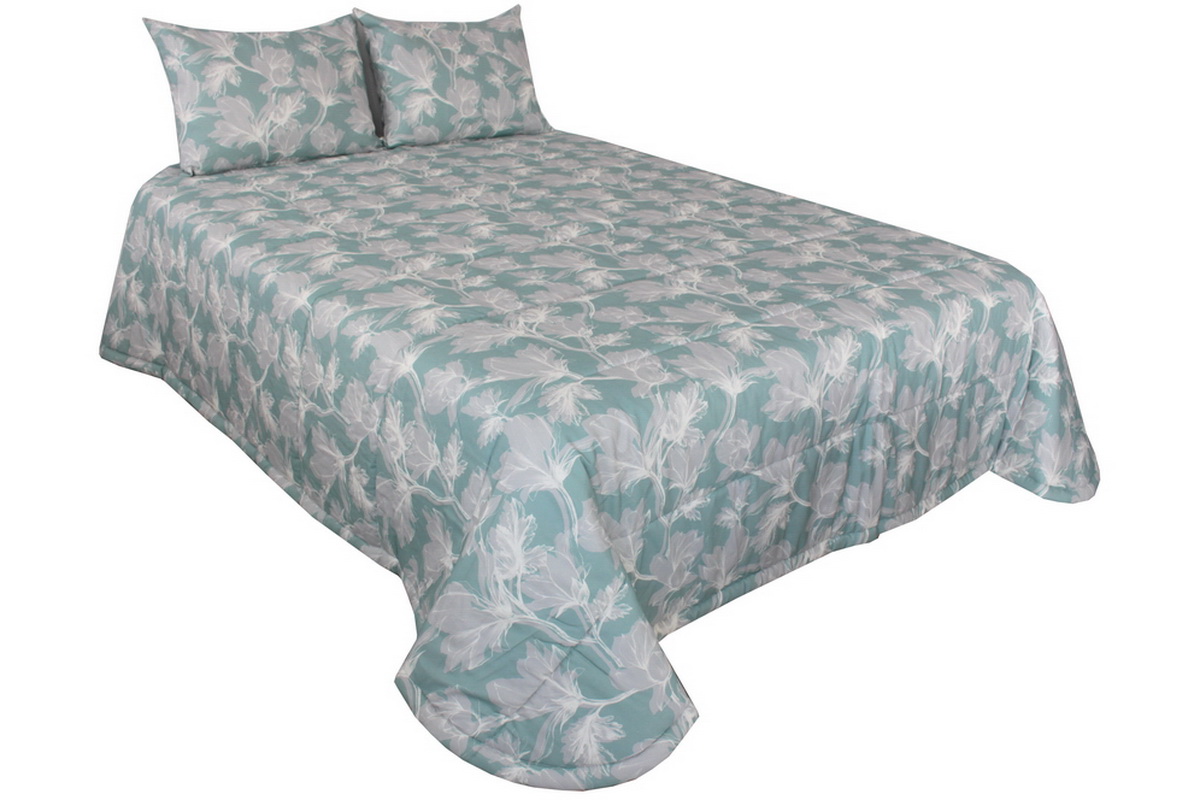 COLCHA C/FR 250X260 114 MENTA TRUE