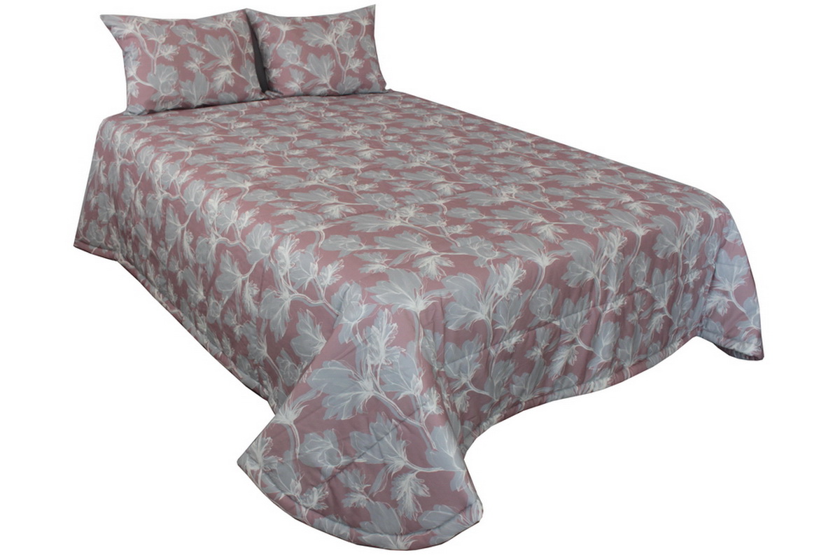 COLCHA C/FR 250X260 115 ROSA TRUE