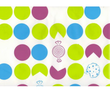 ROLO PAPEL BOLAS LIL/AZ/VERDE 196