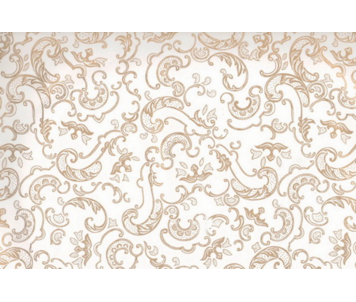 ROLO PAPEL BRANCO  DOURADO 169