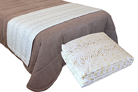 MANTA TAPA PES 70X230 04 BEGE CARAB