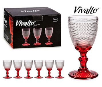COPO AGUA PE VERMELHO 24CL 77098