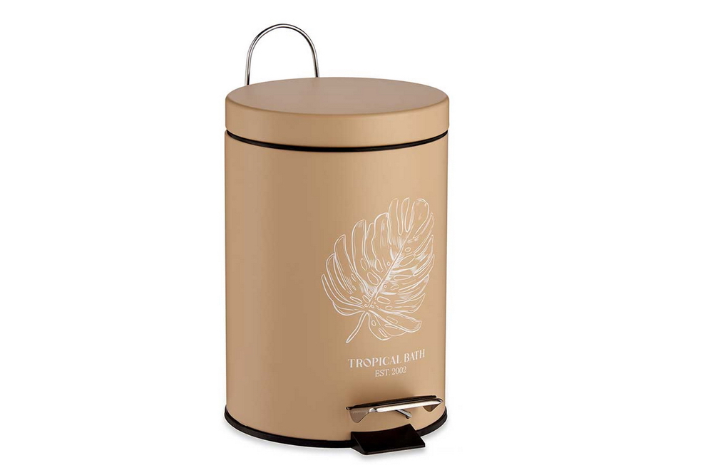 BALDE LIXO 3 L TROPICAL BEG 66942