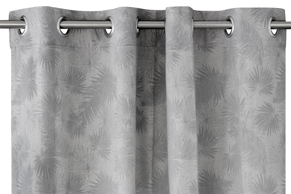 PAR CORTINADOS 150x250 AMALE 06 CINZA