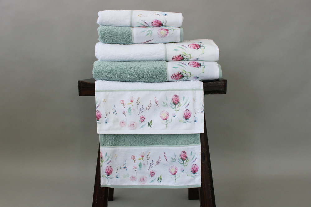 JOGO BANHO 6 PCS C4 VERDE 434