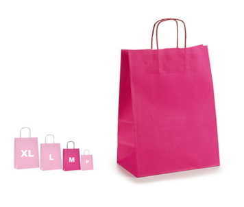 SACO PAPEL FUSCHIA M 24x40 34031