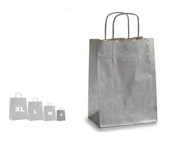 SACO PAPEL PRATA S 18x30 44881