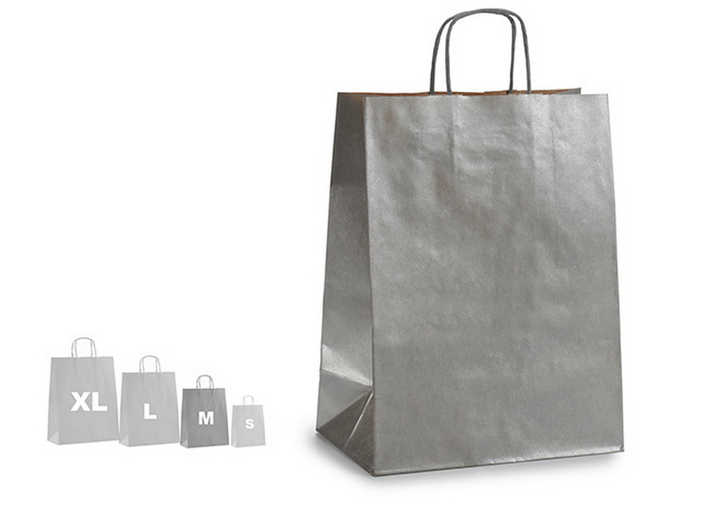 SACO PAPEL PRATA M 24x40 44882