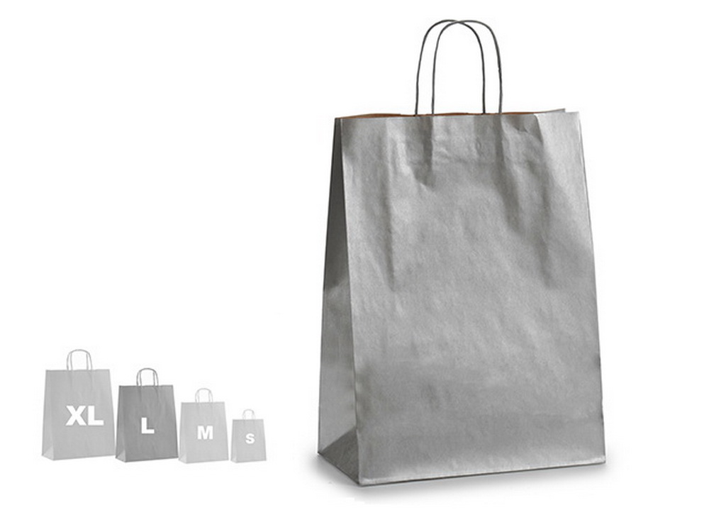 SACO PAPEL PRATA L 32x52 44883