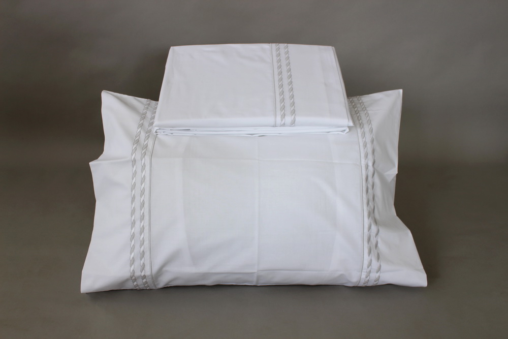 JOGO CAMA 180X280 C2 BR/CINZA TAIS