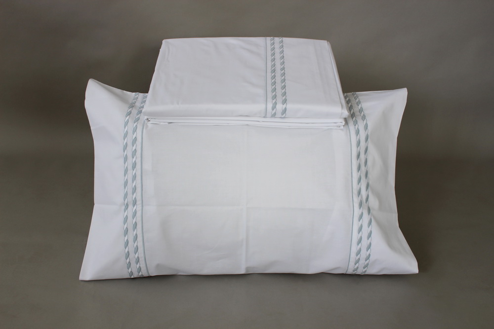 JOGO CAMA 180X280 C21 BR/MENTA TAIS