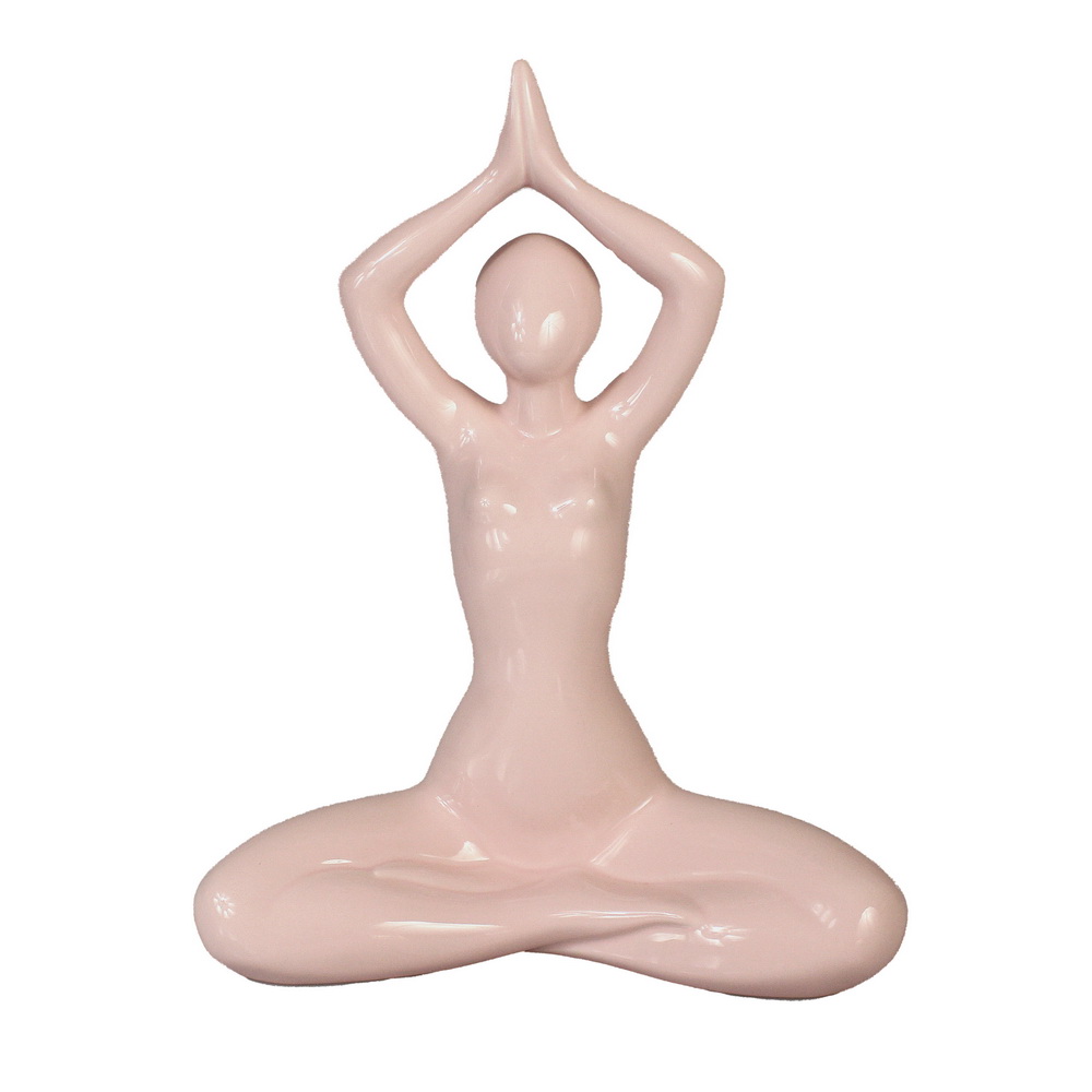 ESTATUETA ROSA BRILH 29cm 1436 1017