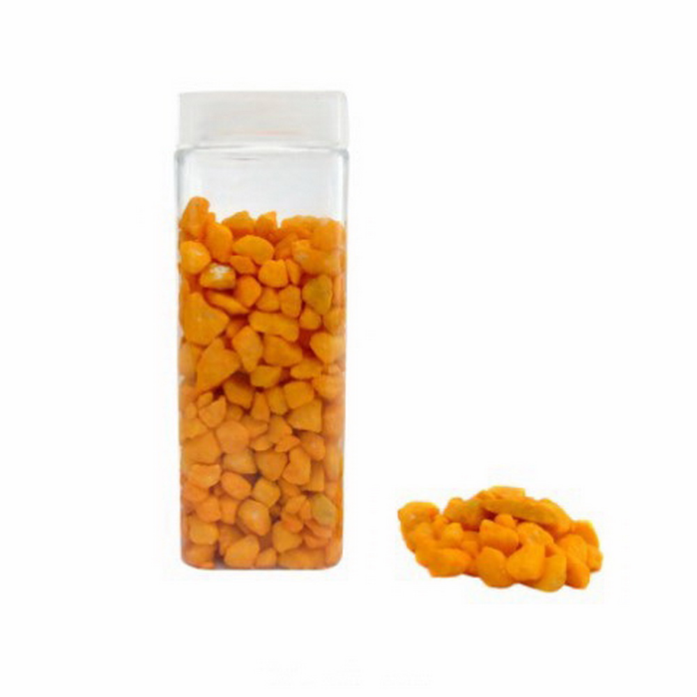 FRASCO PEDRAS LARANJA 18cm 09 0018792