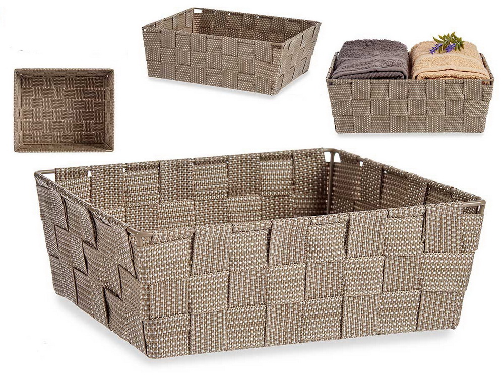 CESTA RET BEGE 24cm 79821