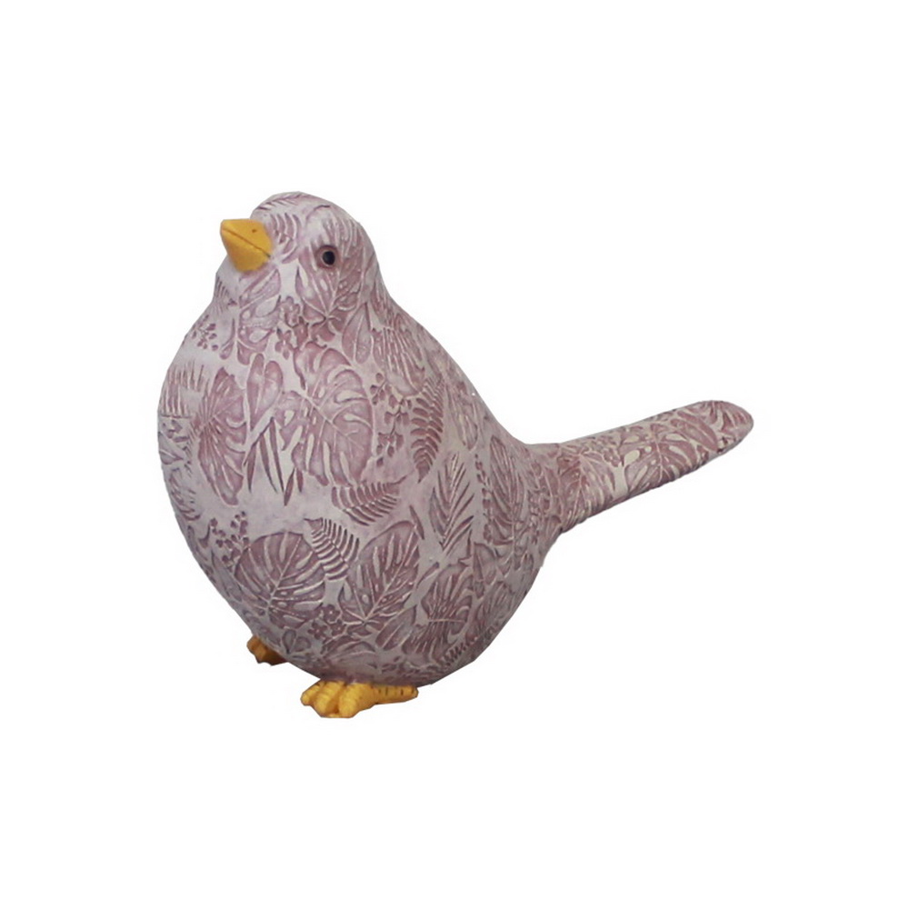 PASSARO RES ROSA 14x11x6 1A1036P