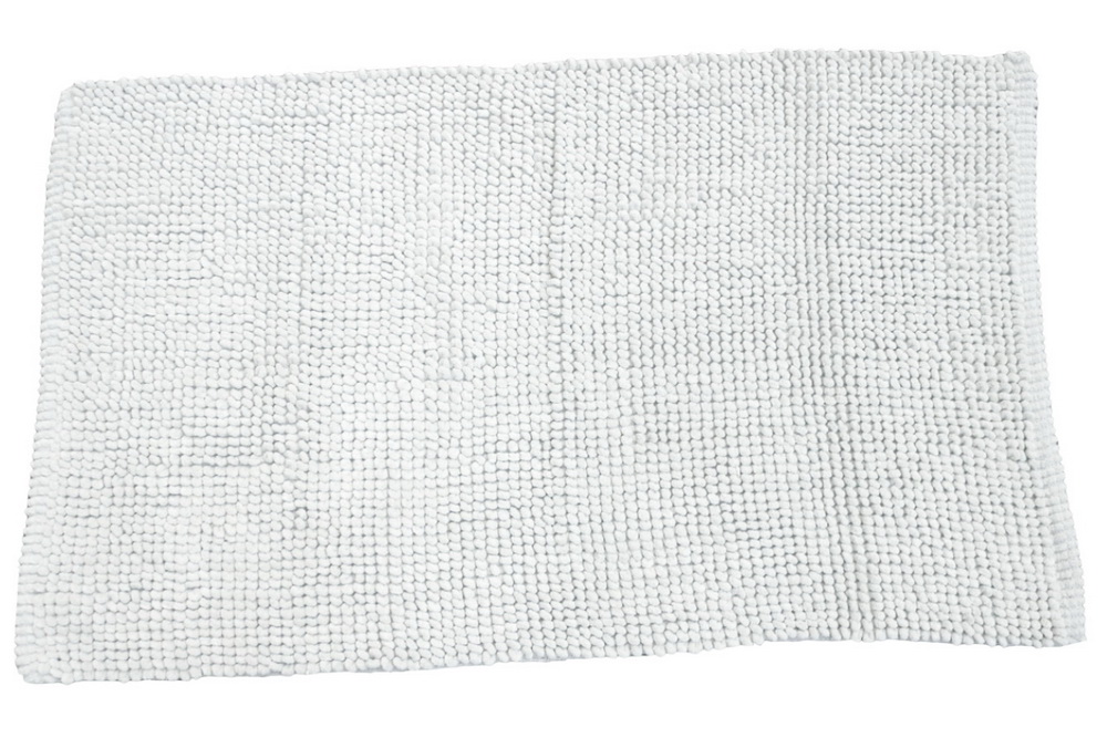 TAPETE 80X150 BRANCO CHENILE-571