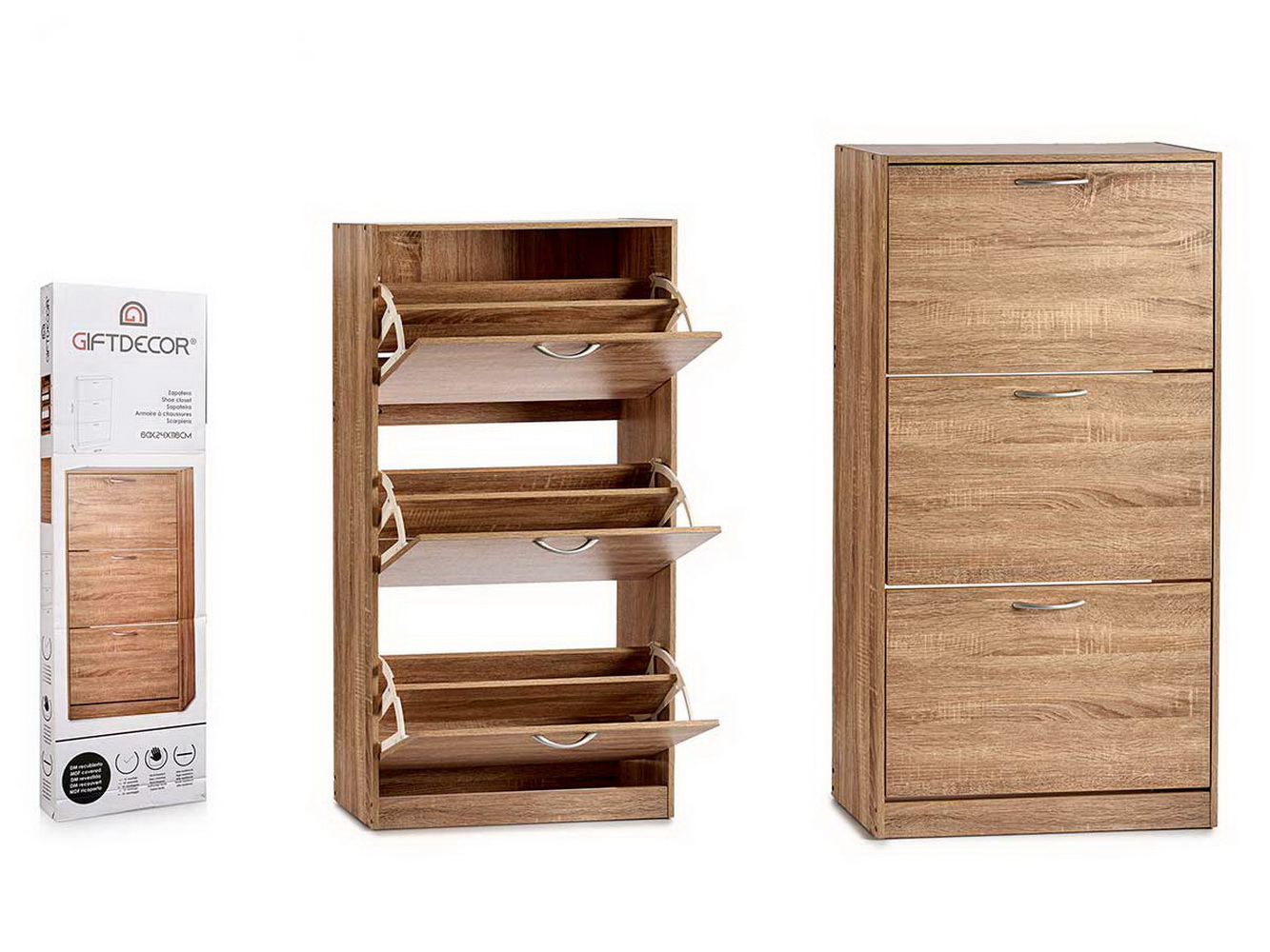 SAPATEIRA 3 PORTAS BG 60x116x24 87678