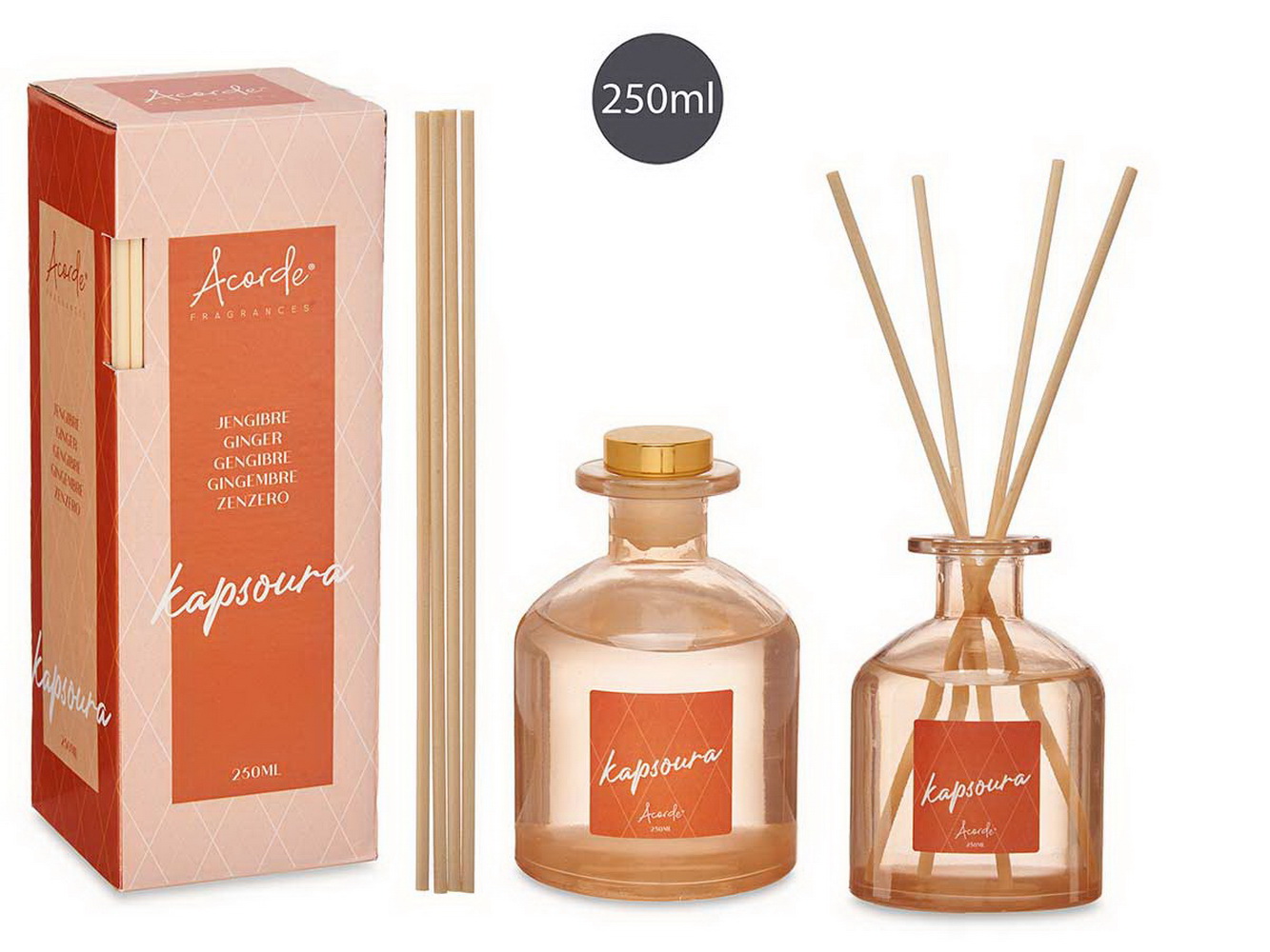 DIFUSOR MIKADO GENGIBRE 250ML 86476