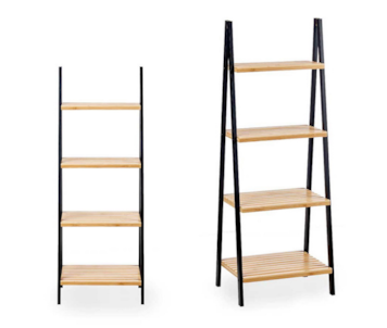 ESTANTE 4PRAT BAMBU PRET 109,3 82764