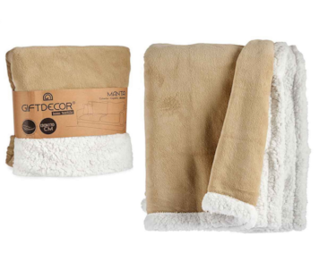 MANTA SHERPA CAMEL 130X170 89683