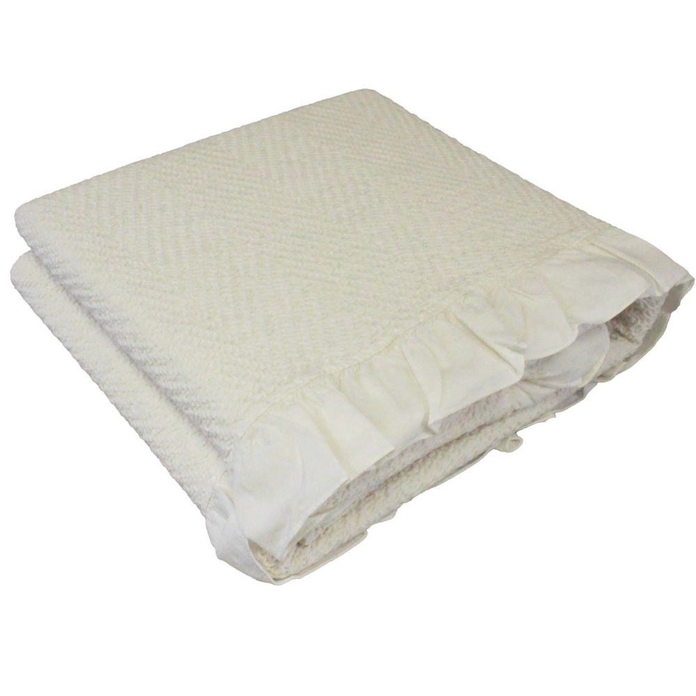 MANTA 100x210 C/FOLH C5 PEROLA C/556