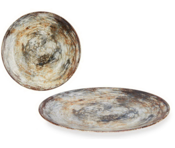 PRATO RASO CASTANHO 26cm 83762