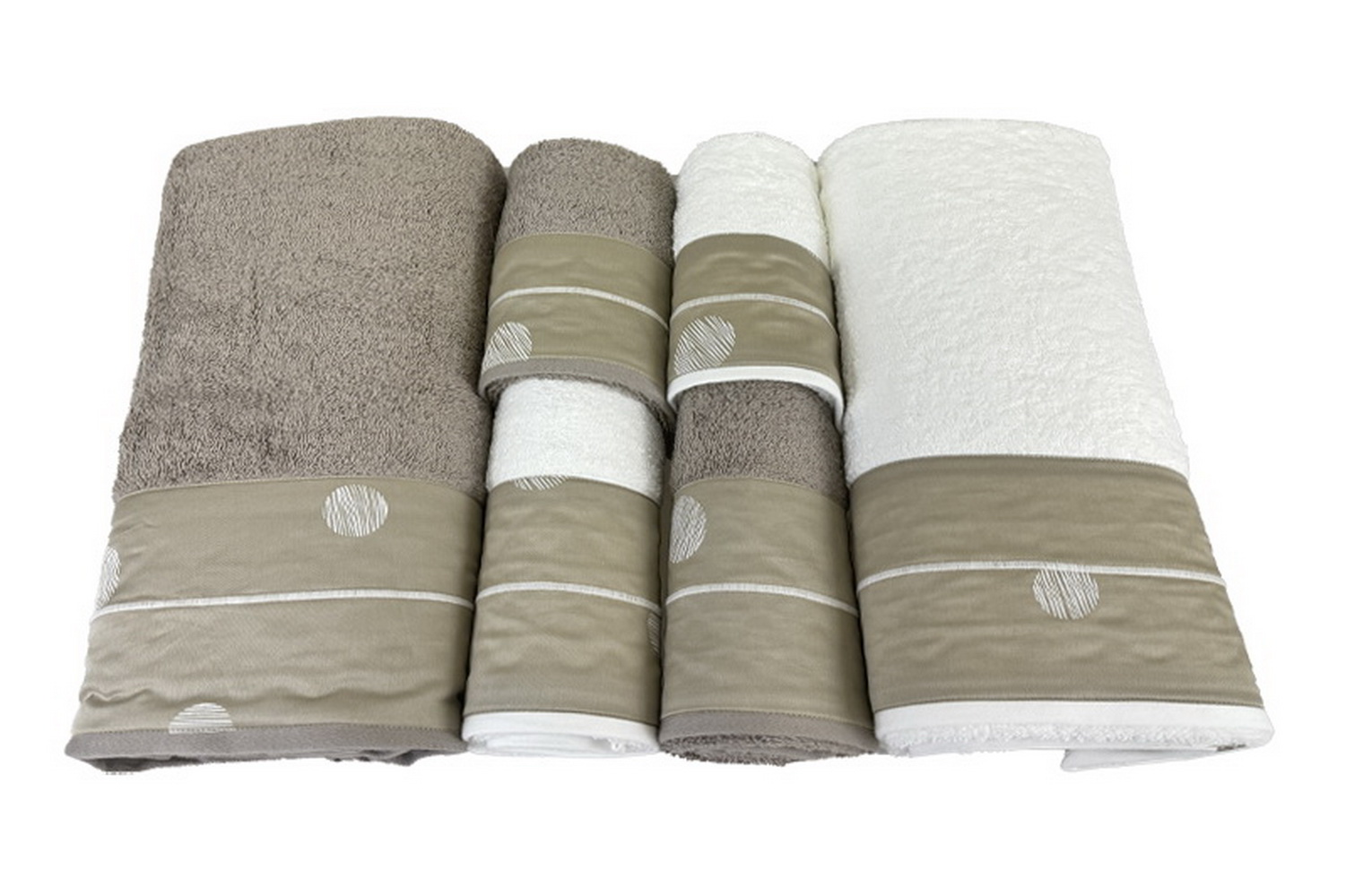 JOGO BANHO 6 PCS 500G C1 TAUPE 598