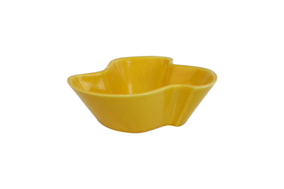 TACA OND PEQ 25cm AMARELO BR 1263 1008