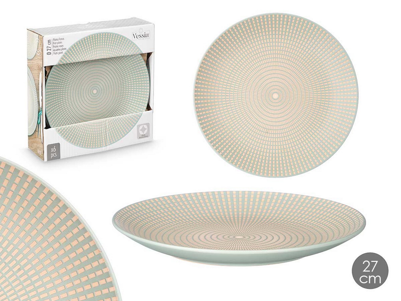 PRATO RASO VERD 27cm 10054