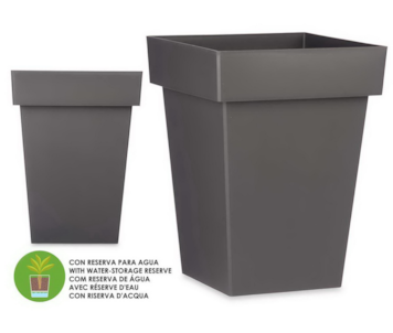 VASO QD CINZA 37x51 87949