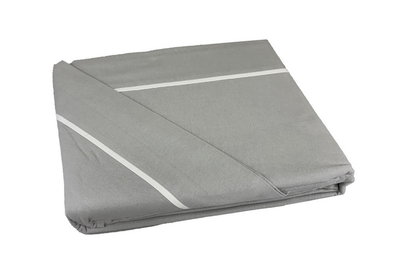 JOGO CAMA 180x290 FLAN C1 CINZA FL245