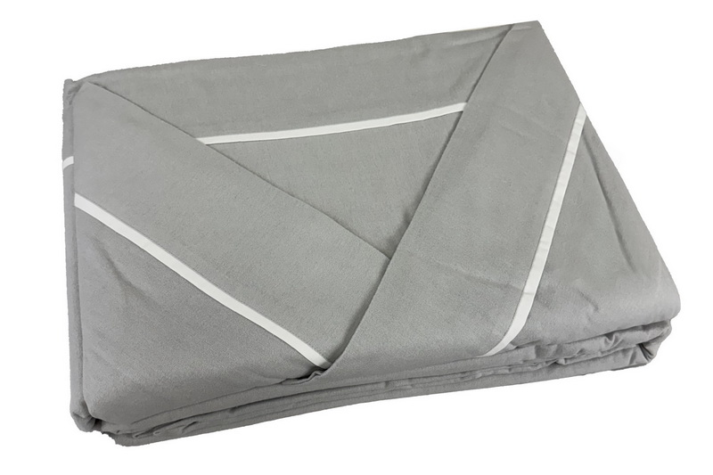 JOGO CAMA 240x290 FLAN C1 CINZA FL245